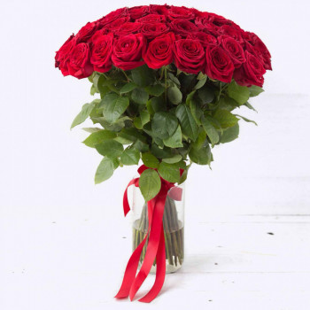 Long red roses. Choose a number!