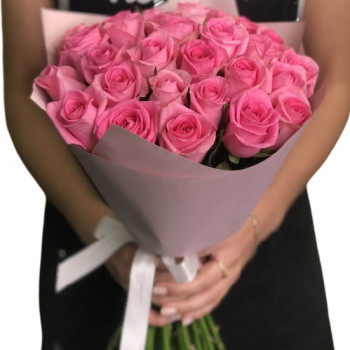Pink roses 60 cm (choose number)