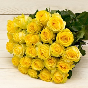 Dzeltenas rozes. Izvēlieties ziedu skaitu!